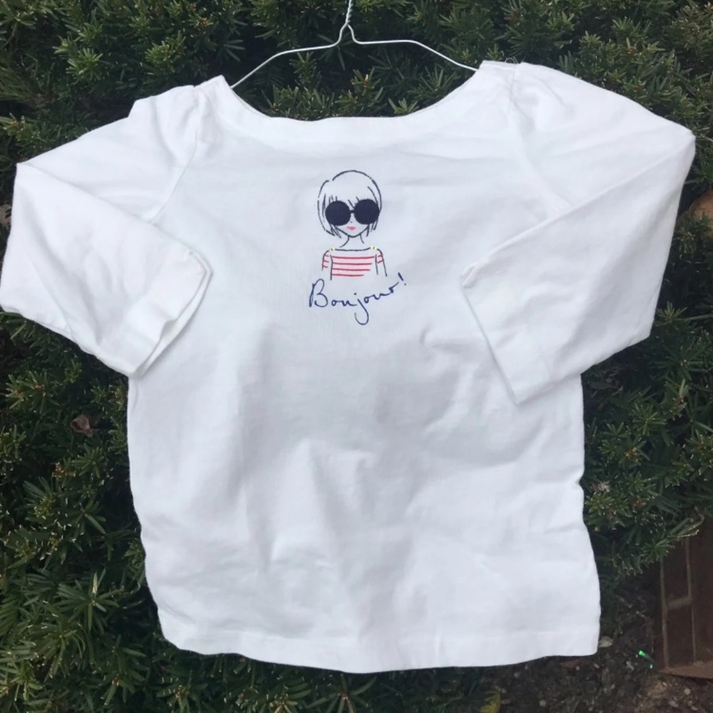 Janie and jack three quarter sleeve top